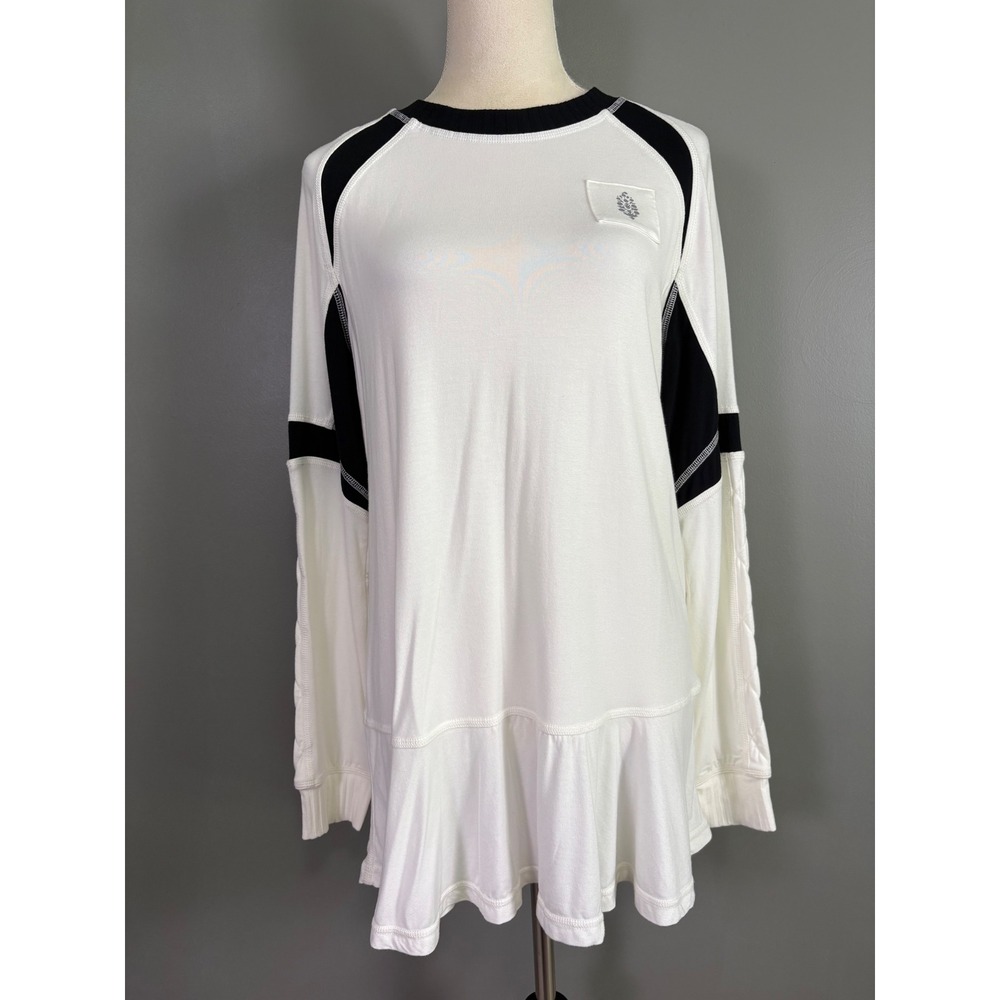 Free People Movement At Bat Layer Dress Small Ruffle Quilted Short Sporty Tennis - Picture 2 of 8